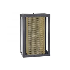 Viokef Απλίκα Τοίχου Εξωτερικού Χώρου Inox Μαύρη/Χρυσή Alin 4310300