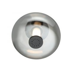 Viokef Πλαφονιέρα Led Γυάλινη Φιμέ Ø32 Avery 4302600