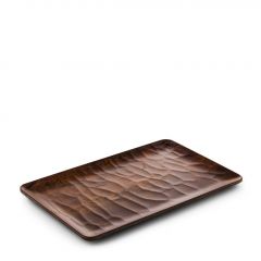 Tria Hybrid Chestnut Πιατέλα Μελαμίνης 32,5x26,5 Εκ. Κωδικός: HWD535K24-6