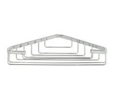 Sealskin ELEMENTALS Ράφι Γωνιακό Inox 19,5x19,5 Εκ. I Chrome