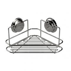 Sealskin ELEMENTALS  Ράφι Γωνιακό Με Βεντούζες 21,5x13,1 Εκ. I Chrome