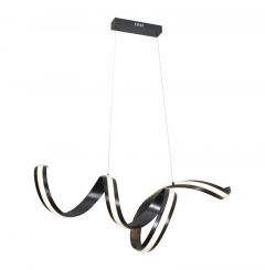 Viokef Φωτιστικό Οροφής Ράγα Led Μεταλλικό Μαύρο 105 Εκ. Arezia 4324100