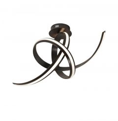 Viokef Φωτιστικό Οροφής Led Μεταλλικό Μαύρο 85 Εκ. Arezia 4324200