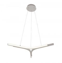 Viokef Φωτιστικό Οροφής Led Μεταλλικό Ασημί Ø70 Εκ. Alta 4325900