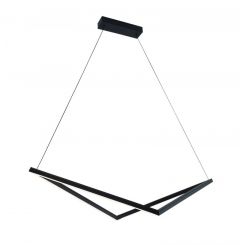 Viokef Φωτιστικό Οροφής Ράγα Led Μεταλλικό Μαύρο 98,5 Εκ. Isla 4326100