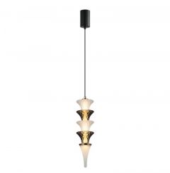 Viokef Φωτιστικό Οροφής Led Γυάλινο Λευκό/Φιμέ 43,5 Εκ. Venera 4327100