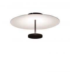 Viokef Πλαφονιέρα Μεταλλική Μαύρη Ø50 Εκ. Ross 4332000