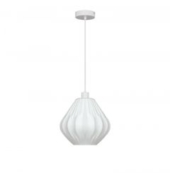 Viokef Φωτιστικό Οροφής Γυάλινο Λευκό Ø28 Εκ. Carson 4328200