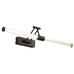 Spotlight Φωτιστικο Μπάνιου Led 18W 3000K Ρυθμιζόμενο Μαύρο 60 Εκ.