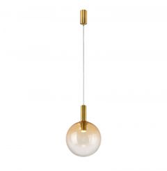 Viokef Φωτιστικό Οροφής Led Γυάλινο Μελί Ø25 Εκ. Fosca 4331201