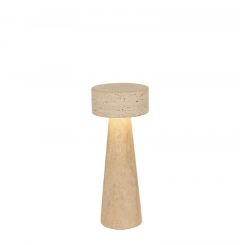 Viokef Επιτραπέζιο Φωτιστικό Led Πέτρινο Μπεζ Serenity 4337700