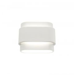 Viokef Δίφωτη Απλίκα Γύψινη Λευκή 20x16 Εκ. Sandra 4338100