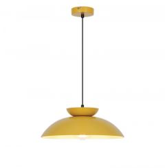 Viokef Φωτιστικό Οροφής Μεταλλικό Κίτρινο Ø36 Εκ. Superb 4338502
