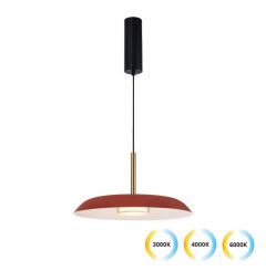 Viokef Φωτιστικό Οροφής Led Με Εναλλαγή Χρώματος Κόκκινο Ø36 Εκ. Nudo 4338801