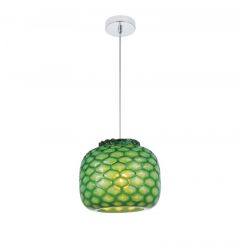Viokef Φωτιστικό Οροφής Γυάλινο Πράσινο Ø30 Εκ. Felicia 4339501