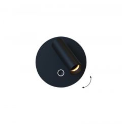 Viokef Φωτιστικό Τοίχου Led Μεταλλικό Λευκό Ø8,6 Εκ. Nevada 4340701 - Dimmable