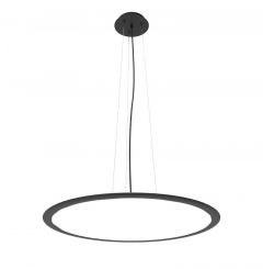 Viokef Φωτιστικό Οροφής Led Με Εναλλαγή Χρώματος Μαύρο Ø80 Εκ. Grande 4341300 - Dimmable