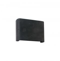 Viokef Φωτιστικό Τοίχου Led Τσιμεντένιο Μαύρο 22,5 Εκ. Adalin 4327802