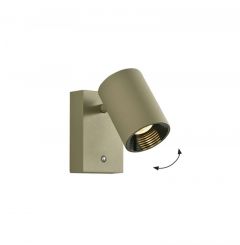 Viokef Φωτιστικό Τοίχου Led Ρυθμιζόμενο Λαδί Melina 4335201 - Dimmable