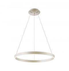 Viokef Φωτιστικό Οροφής Led Με Εναλλαγή Χρώματος Σαμπανιζέ/Ασημί Ø60 Εκ. Saturn 4342700 - Dimmable