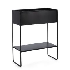 Bizzotto Madelyn Ζαρντινιέρα Μεταλλική Μαύρη 50x63,5 Εκ.