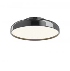 Viokef Πλαφονιέρα Led Μεταλλική Μαύρη Φ60 Εκ. Alensa 4349000