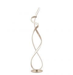 Viokef Φωτιστικό Δαπέδου Led Μεταλλικό Μπεζ 142 Εκ. Ribbon 4347800
