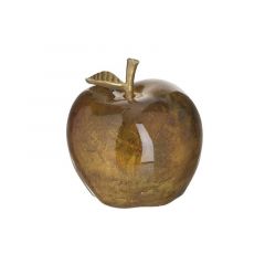 Inart Μήλο Polyresin Χρυσό/Καφέ 12x12 Κωδικός: 3-70-323-0033