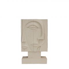 Espiel Φιγούρα Γεωμετρική Cubism Λευκή 16,3x7,3x27,2 Εκ. Κωδικός: CIN102