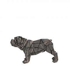 Espiel Φιγούρα Bulldog Γεωμετρική Μαύρη 27,5x11,5x15,4 Εκ. Κωδικός: CIN104