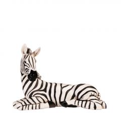Espiel Ζέβρα Polyresin Μαύρη/Λευκή 30x14,5x20,2 Εκ. Κωδικός: CIN107