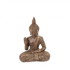 Espiel Καθιστός Βούδας Polyresin Καφέ/Μπεζ 12,8x7,8x19 Εκ. Κωδικός: BOD134