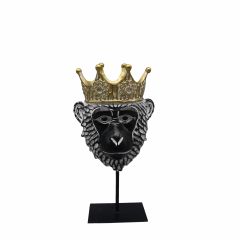 Espiel Πιθήκος Polyresin Μαύρος 13,5x9x26 Κωδικός: FIG216