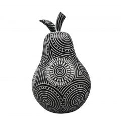 Espiel Αχλάδι Polyresin Μαύρο/Λευκό 18,2x15x27,5 Κωδικός: FIG225