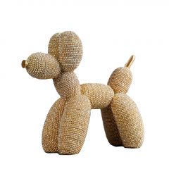 Espiel Σκύλος "Poodle" Polyresin Χρυσός 17,5x7x15,5 Εκ. Κωδικός: FAD210
