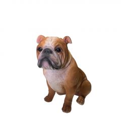 Espiel Σκύλος "Bulldog" Polyresin Καφέ 18x11x16,5 Εκ. Κωδικός: FAD204
