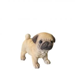 Espiel Σκύλος "Pug" Polyresin Μπεζ 13,5x7x11 Εκ. Κωδικός: FAD206