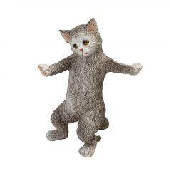 Espiel Γάτα Polyresin Γκρι 15,5x7,8x17,8 Εκ. Κωδικός: BOD116