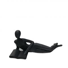 Espiel Διακοσμητική Φιγούρα Polyresin Μαύρη 20x7,1x7,5 Εκ. Κωδικός: FAD217