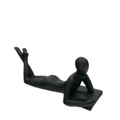 Espiel Διακοσμητική Φιγούρα Polyresin Μαύρη 18,5x6,5x7 Εκ. Κωδικός: FAD219