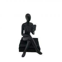 Espiel Διακοσμητική Φιγούρα Polyresin Μαύρη 8x8,3x13 Εκ. Κωδικός: FAD221