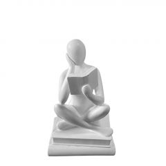 Espiel Διακοσμητική Φιγούρα Polyresin Λευκή 7,5x6x13 Εκ. Κωδικός: FAD224