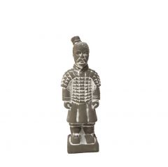 ESPIEL ΔΙΑΚΟΣΜΗΤΙΚΟΣ ΠΟΛΕΜΙΣΤΗΣ TERRACOTTA ΓΚΡΙ 15X10X39 ΚΩΔΙΚΟΣ: ERT216K2