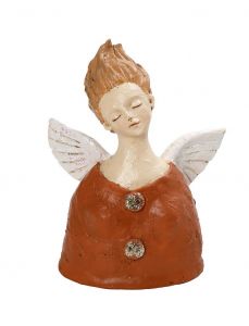 ESPIEL ΝΕΡΑΙΔΑ POLYRESIN ΣΚΟΥΡΟ ΠΟΡΤΟΚΑΛΙ 15X8,5X19 ΚΩΔΙΚΟΣ: ZAX119