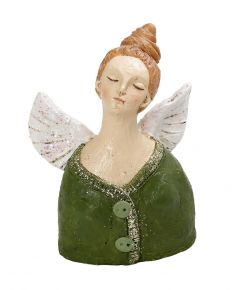 ESPIEL ΝΕΡΑΙΔΑ POLYRESIN ΑΝΤΙΚΕ ΠΡΑΣΙΝΗ 10,5X7X13,5 ΚΩΔΙΚΟΣ: ZAX121