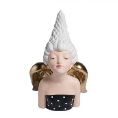 Espiel Ladies Νεράιδα Polyresin Μαύρη/Χρυσή 21x17x36 Κωδικός: BAF123