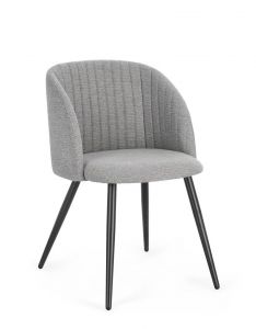 Bizzotto Queen  Dark Grey/Carbon Chair 53a - 57b - 81,5h - 49h1
