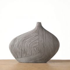 Espiel Βάζο Polyresin Γκρι 38x11,5x30 Εκ. Κωδικός: FIK407