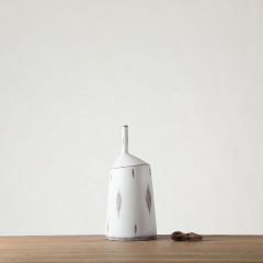 Espiel Βάζο Polyresin Λευκό Ø19,5x42,5 Εκ. Κωδικός: FIK371