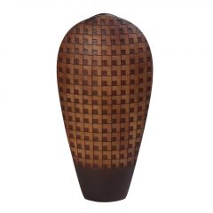 Espiel Βάζο Polyresin Καφέ 23x10,5x45,5 Εκ. Κωδικός: FIK374